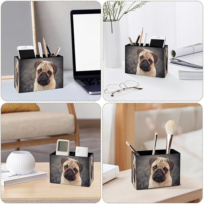Famame 3D Pug Dog Puppy Pencil Holder - Image 4