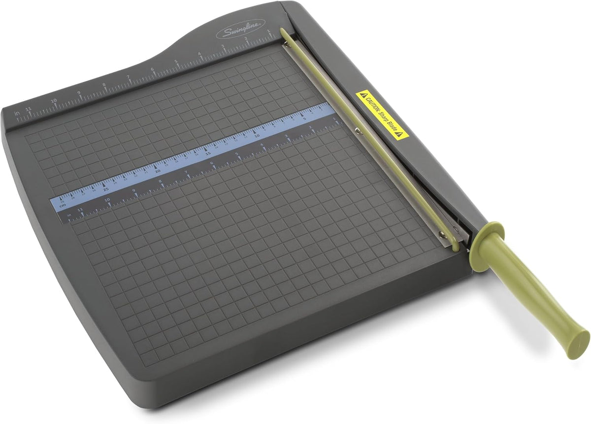 Swingline Paper Cutter, Guillotine Trimmer, 12" Cut Length, 10 Sheet Cap...