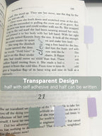 ELII 480 Pcs Morandi Tabs 2 Inch Sticky Index Tabs, Book Tabs Writable and - Image 4