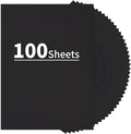 100 Sheets Black Cardstock by UnclePaul