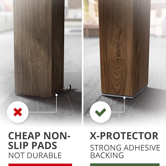 X-PROTECTOR Non Slip Furniture Pads – 4 PCS Premium Furniture Grippers 6"! Best - Image 4