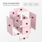 Kubohogar 2 Drawer File Cabinet - Image 6
