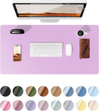 YSAGi Leather Desk Protector, Office Mat, Large Mouse Mat, Non-Slip PU Leather by YSAGi