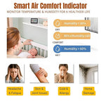 Luzsco Digital Hygrometer Indoor Thermometer, Clock - Image 5