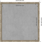 Amanti Art Silver Framed Magnetic Board 22x22 Medium Vision Board - Image 2