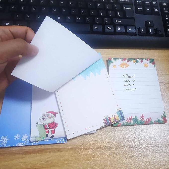 DUGUTUL 4 Christmas Notepads Holiday Notepads - Image 5