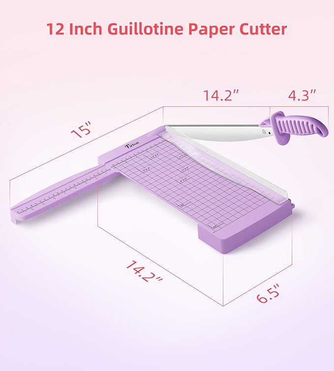 Firbon 12" Guillotine Paper Cutter - Image 6
