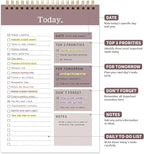 104 Pgs To Do List Notepad, 52 Undated Sheets Duplex-printed Daily Planner - Image 2