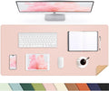 Leather Desk pad Protector, Large Desk mat by AFIING