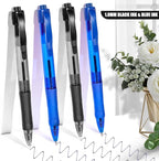 deegtran Pens Bulk, 100 Pack No Bleed Black & Blue Ink Click Pens - Image 3