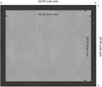 Amanti Art Black Framed Magnetic Board 45x53 Oversize Vision Board - Image 2