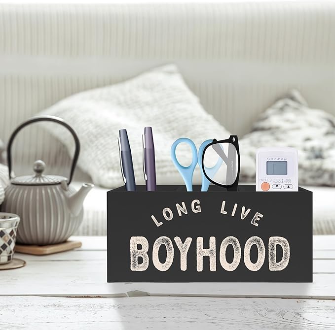 Exqcom Long Live Boyhood Pen Pencil Crayon Holder - Image 2