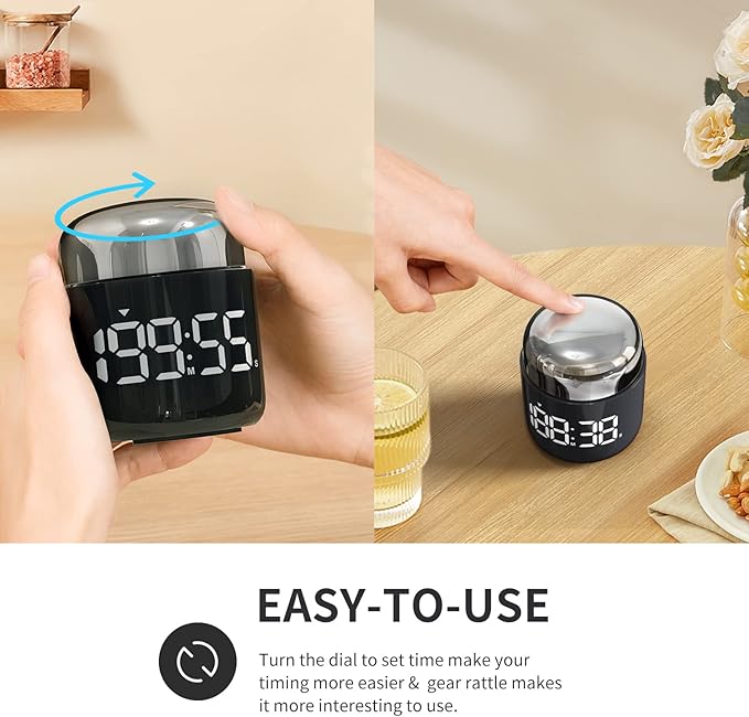 MeesMeek Digital Kitchen Timer, Countdown Countup Timer - Image 2