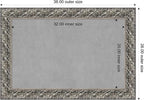 Amanti Art Silver Framed Magnetic Board 26x38 Large Vision Board - Image 4
