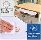 ZYINOZOC 12 Pack Desk Dividers for Students, 3-Fold Privacy Screens, Testing - Image 5