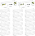 20 Pieces 2.25 Inch Cubicle Name Plate Holders Cubicle Name Tags Clear Cubicle by SMAODSGN