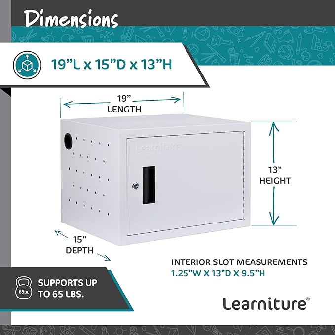 Learniture Structure Series 12-Device Charging Station - Image 7