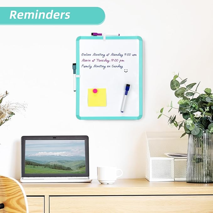 VUSIGN Small White Board Dry Erase, Mini Whiteboard - Image 3