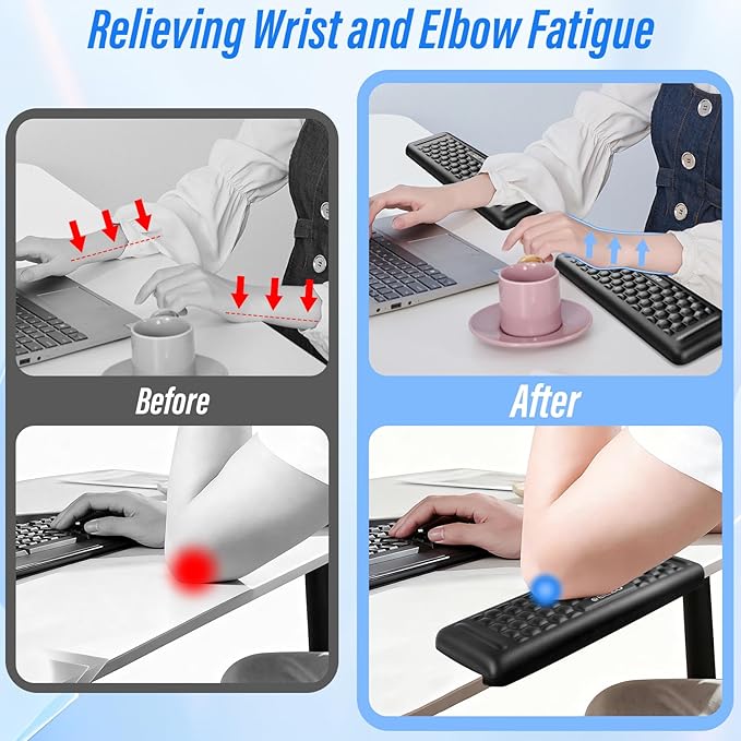 ELZO Desk Elbow Pads L-Shaped Rest - Image 5