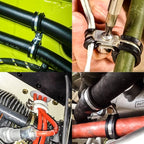 LOKMAN 20 Pack 2 Inches Stainless Steel Cable Clamp, Rubber Cushioned Insulated - Image 4