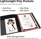 Dunwell Presentation Binder 12-Pocket, Displays 24 Pages, 8.5x11 Portfolio - Image 4