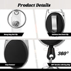 50 Pcs Badge Reels Retractable Heavy Duty Id Badge Holders Retractable Clip - Image 5