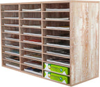 PAG Mail Sorter, Wood Literature Organizer, Student Mailbox by PAG