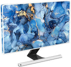 Baocicco Navy Blue Gold Marble Waterproof TV Dust Cover 50, 52 Inch Creative by Baocicco