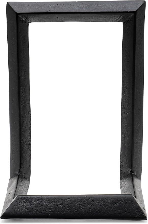 Red Co. 8” Decorative Metal Display Plate Stand and Art Holder Easel in Black - Image 2