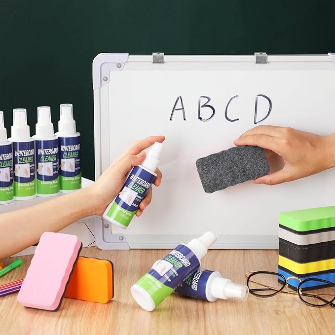 Heigble 8 Pack Whiteboard Cleaner 3.4 fl oz Whiteboard Cleaning Spray Dry Erase - Image 5