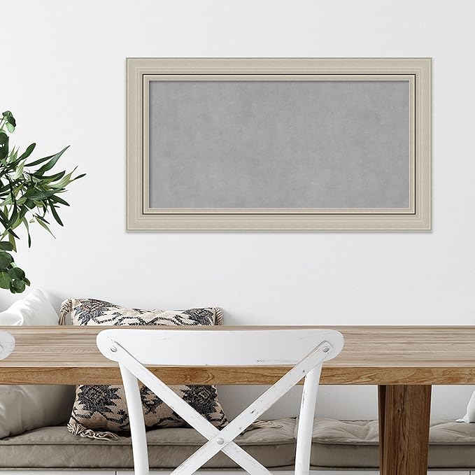 Amanti Art Silver Framed Magnetic Board 16x28 Small Vision Board - Image 5