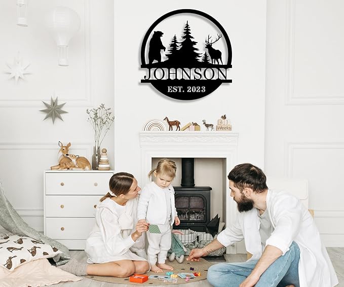 Personalized Metal Signs for Outdoor, Personalized Family Name Sign, Custom - Image 2