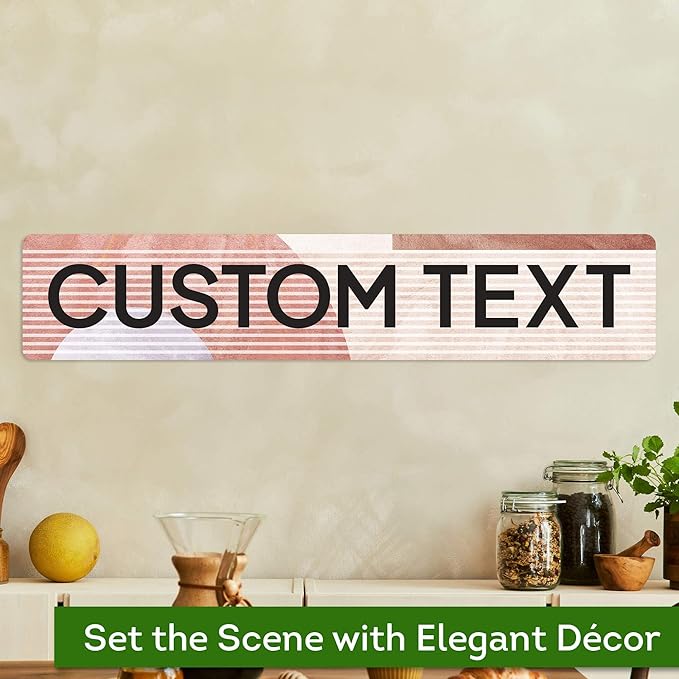 Custom Sign, Custom Street Sign, 11 Font Colors, 13 Font Styles, 4 Hole Options - Image 4
