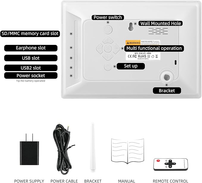 Memwake Digital Alarm Clock, Clock - Image 5