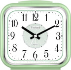 Tinload 5.5" Large Analog Alarm Clock Silent Non Ticking, Gentle Wake, Beep by Tinload