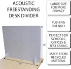 Planche Acoustic Freestanding Desk Divider - Image 2