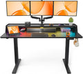 ErGear Standing Desk with LED Strip, 55″ x 28″ Electric Height Adjustable RGB by ErGear