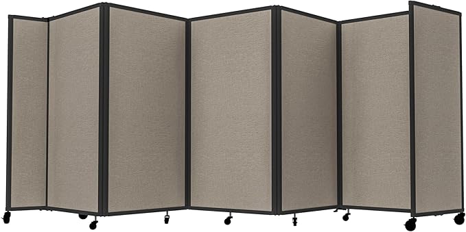 Versare Room Divider 360 Portable Wall Partition | Folding Panels | Large by VERSARE