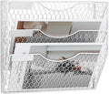 EASEPRES Mail Organizer Wall Mount Hanging File Holder Storage, Metal Chicken by EASEPRES