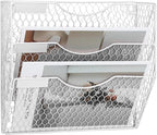EASEPRES Mail Organizer Wall Mount Hanging File Holder Storage, Metal Chicken by EASEPRES