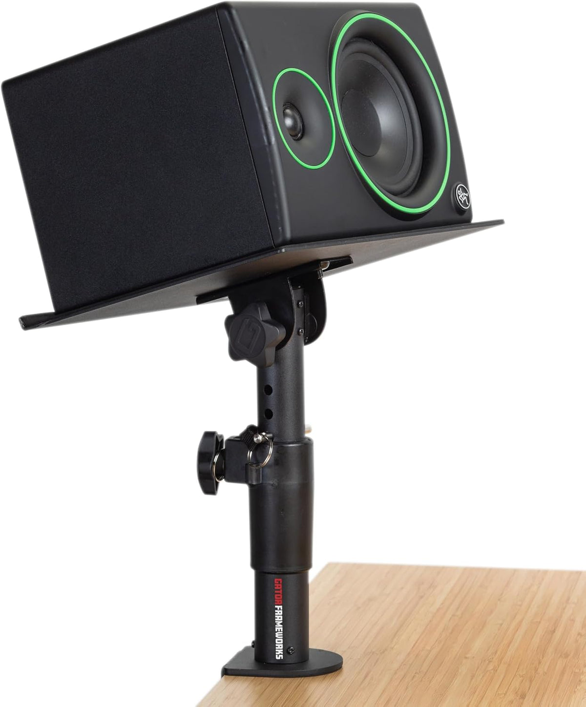 Gator Frameworks Desktop Clamp-On Studio Monitor and Speaker Stand with EVA F...