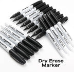 cloudriver Fine Tip Dry Erase Markers Black, 60 Pack Black Whiteboard Markers - Image 4