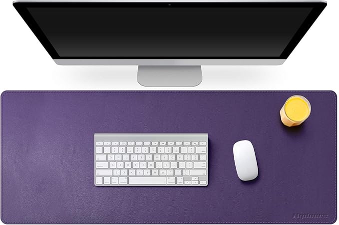 Mydours 38"x16" Large Desk Pad, PU Leather Desk Mat by Mydours