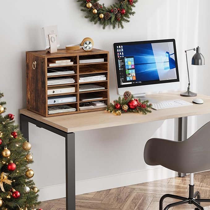 HOOBRO Literature Organizers, 12 Compartments Office Mailbox - Image 3