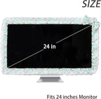 Kingshion 24-inch Cute Lace Fabric Monitor Cover - Image 2