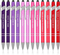 Zonon 12 Pcs Inspirational Pens Bulk Funny Ballpoint Pen by Zonon