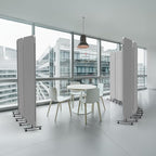 VINGLI Room Divider Screen, Freestanding Privacy Partition Wall, Zipper - Image 8