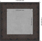Amanti Art Black Framed Magnetic Board 17x17 X-Small Vision Board - Image 4