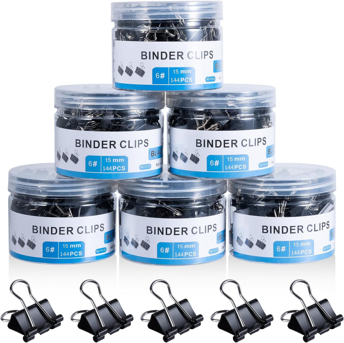 Small Binder Clips Bulk 864 PCS