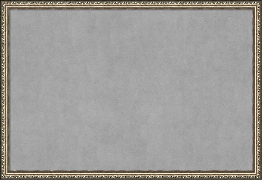 Amanti Art Silver Framed Magnetic Board 26x38 Large Vision Board